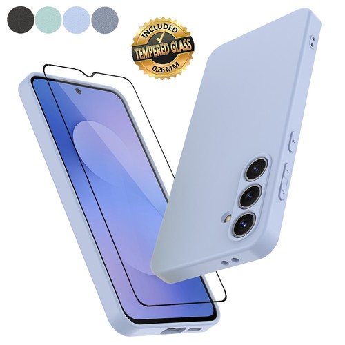 For Samsung Galaxy S25 FE Silicone Case Shockproof Slim Cover + Screen Protector - Picture 23 of 49