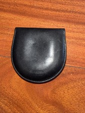 Vintage 1990's Coach International Coin Case Black 4849 3 1/4 X 3 1/8 READ