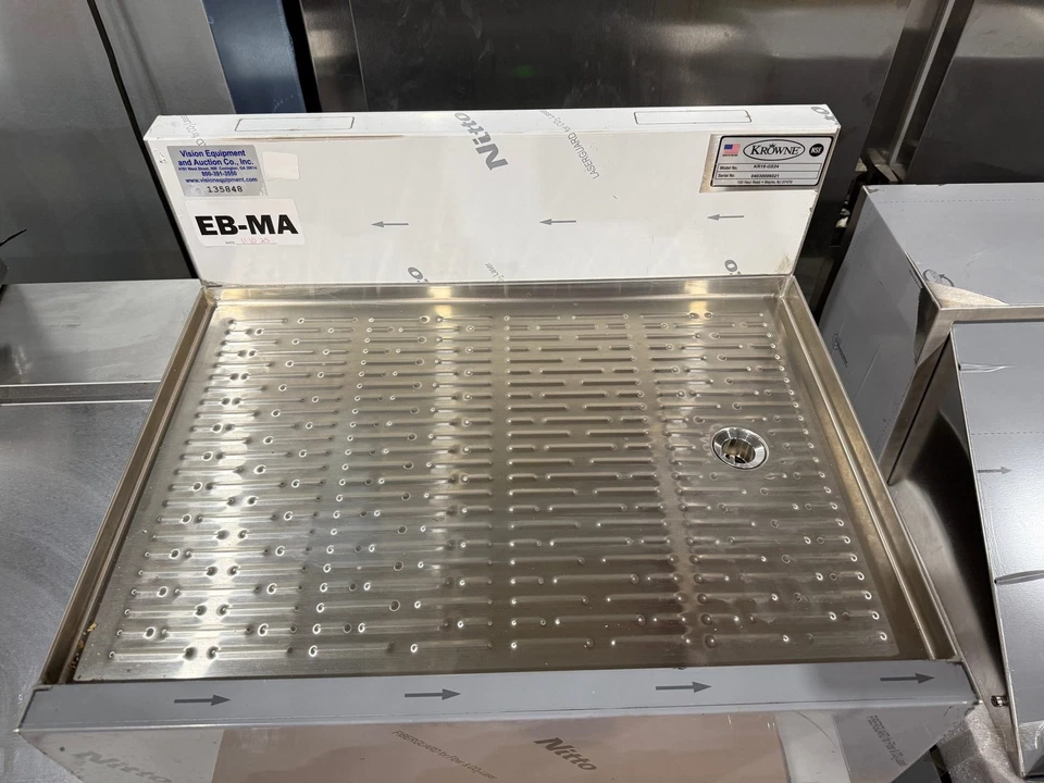 NUEVO ESCURRIDOR KROWNE KR19-GS24 24" BAJO BARRA INDEPENDIENTE CON TAPA EN RELIEVE Foto 3 de 4