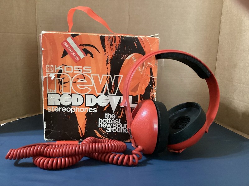 KOSS NEW RED DEVIL STEREOPHONES