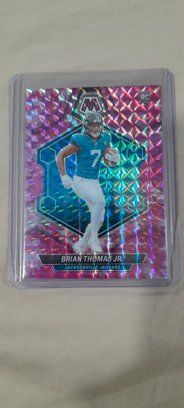 2024 Panini Mosaic - Rookies Brian Thomas Jr. #323 Camo Pink Mosaic Prizm (RC)