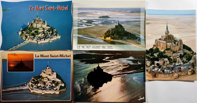 Postkarten Lot 5 x Luftaufnahme Le Mont Saint Michel Frankreich Postcards France