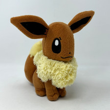 Tomy Pokemon Eevee Plush Stuffed Animal Brown Cute Nintendo Game Freak 7" #133