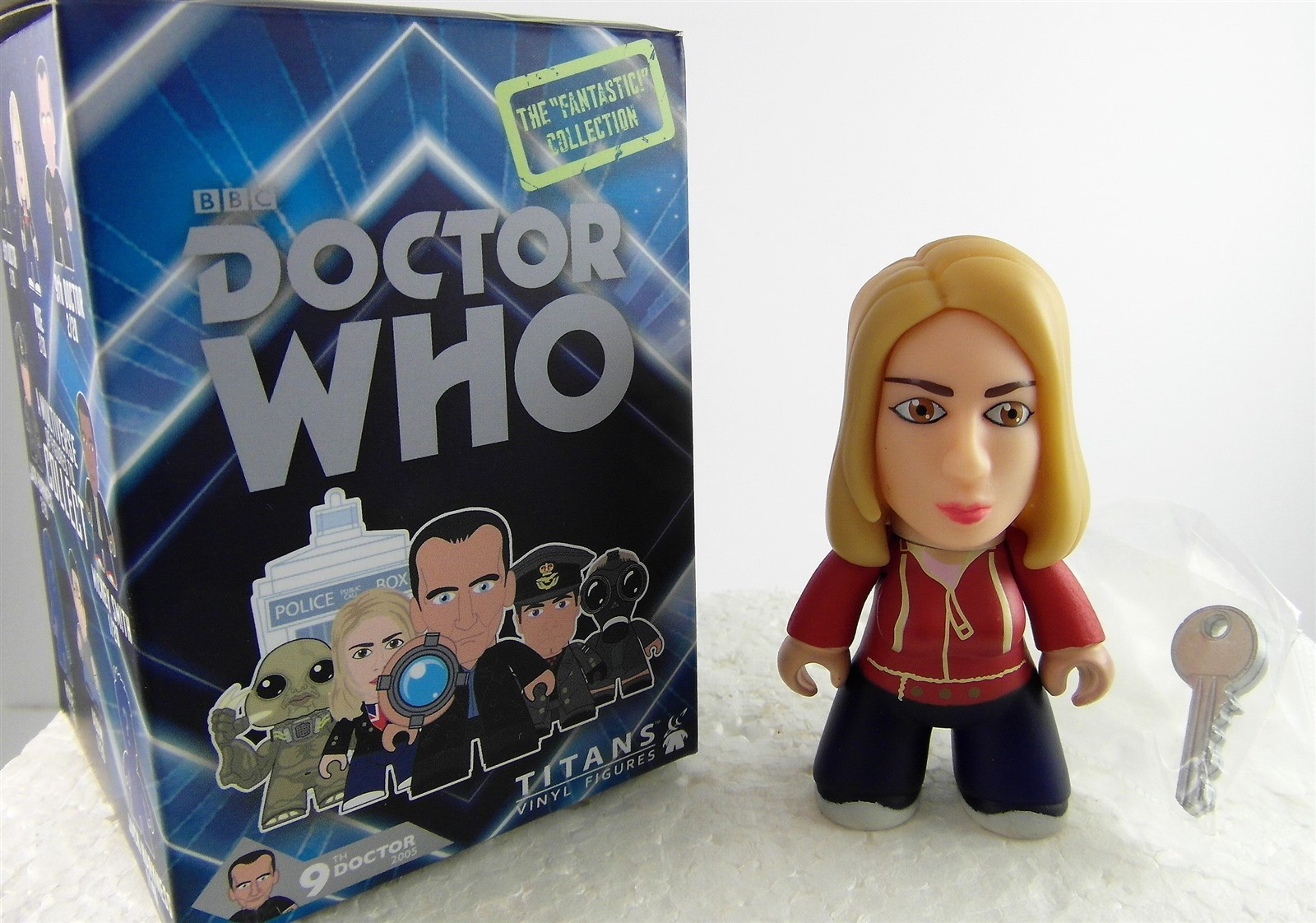 Doctor Who TITANS 9th Doctor Fantastic Collection Mini 3" Vinyl ROSE CHASE RARE