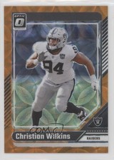2024 Panini Donruss Optic Orange Scope Prizm 20/79 Christian Wilkins #104 1la5