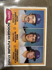 1981 Topps - Future Stars Fernando Valenzuela, Mike Scioscia, Jack Perconte #302