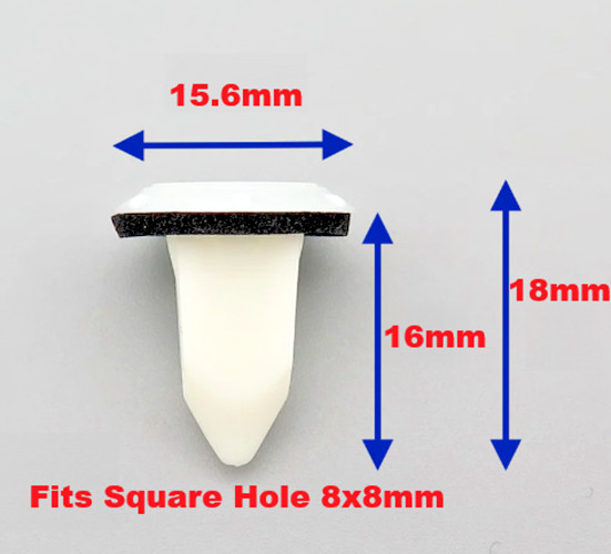 VW Mercedes-Benz Card Trim Panel Fastener Clip Sprinter Vito W639 Crafter 20pcs - Image 3