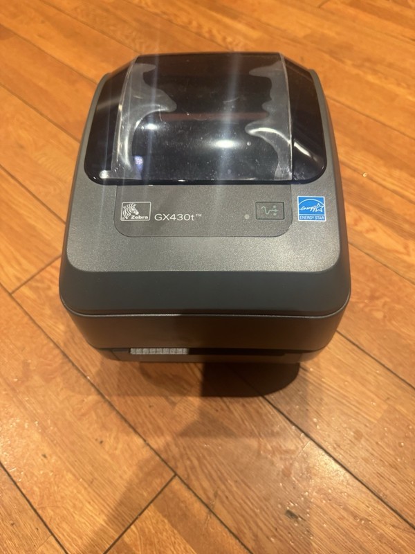 Zebra GX430t Barcode Label PrinterPart #: GX43-100310-000 VIEW DESCRIPTION