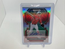 2022 Panini Prizm Draft Picks Silver Prizm Auto Jonathan Cannon #PDP101 Auto