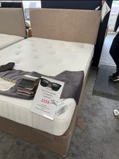 Double Size Bed With 24” Plain Headboard And Worcester Mattress