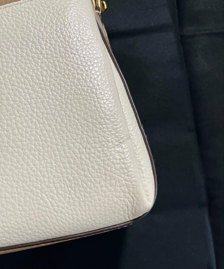 COACH Grace Color Block Shoulder Bag Python Handl… - image 5