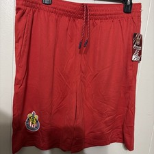 Icon Sports Men's Chivas De Guadalajara Officially Poly Soccer Shorts -05A