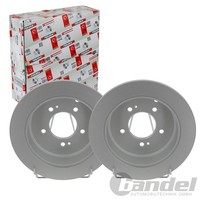 2X Ferodo 284Mm Bremsscheiben Voll Hinten Passend FüR Hyundai Highway IX35 Santa