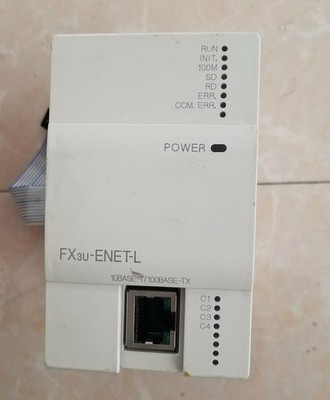 1PC USED MITSUBISHI FX3U-ENET-L Programmable controller Tested It In Good Condit