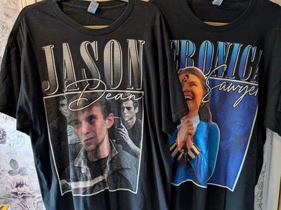 Veronica Sawyer &Jason  Dean  Heathers West End Musical  T-shirt X2 Vintage Xl 