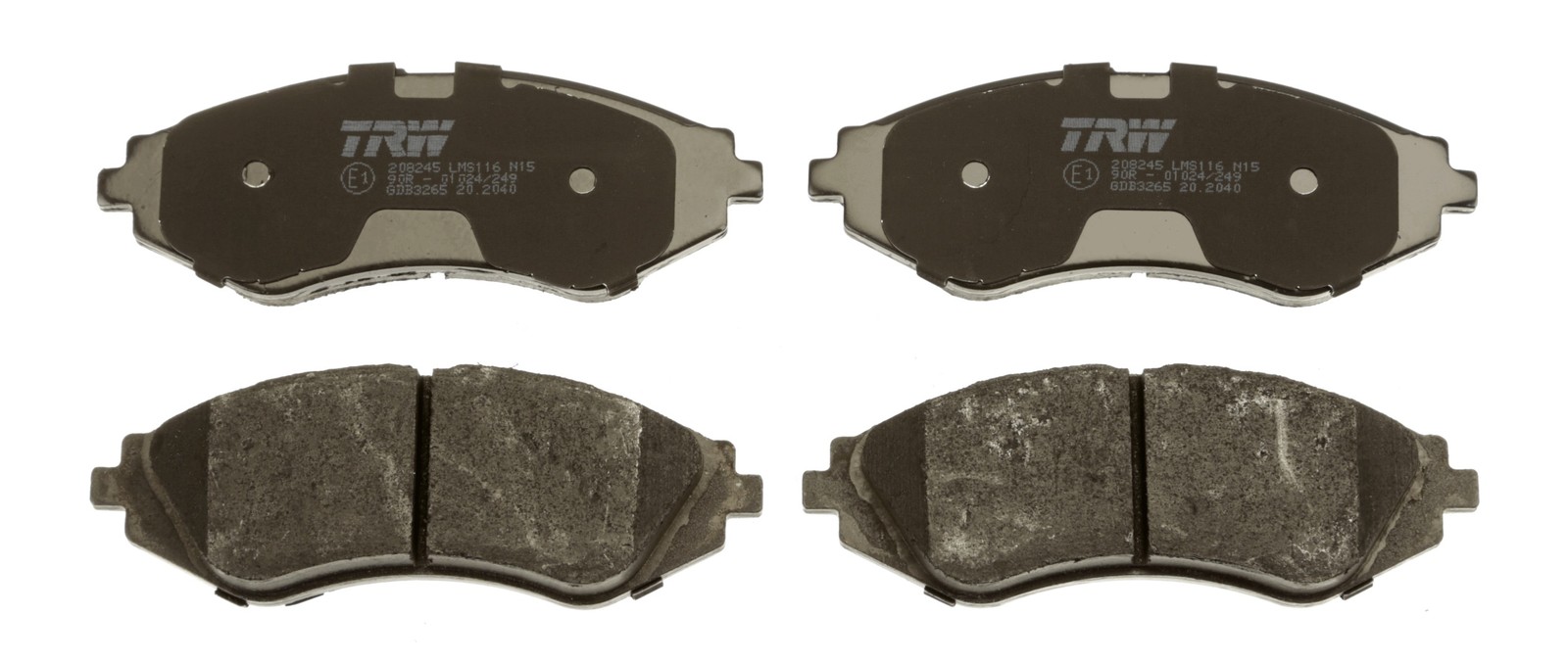 Fits TRW GDB3265 BRAKE PAD SET, DISC BRAKE