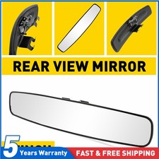 1PCS Rear View Mirror Glass Clip On Learner Driver Stick On Interior Wide Car UK
