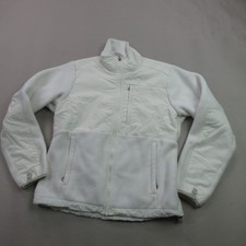 The North Face Women's White Polartec Full Zip Fleece Jacket Activewear S/P