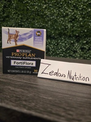 Purina Pro Plan FortiFlora Cat Probiotic Supplement, 30 Sachets, Exp 09/2028
