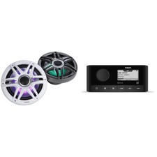 Fusion MS-RA60 Source Unit w/ Clarion CMSP-771RGB-SWG Premium 7.7-inch Coaxia...