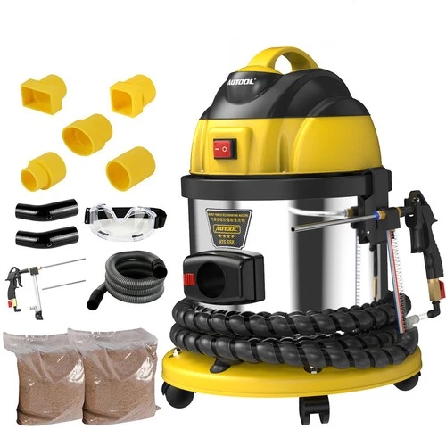 Sand Blaster Walnut Blasting Machine Car Engine Intake Valve Carbon Cleaner US