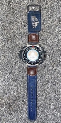 Casio ProTrek PRT-40 Triple Sensor Compass Quartz Watch Original Band, Working