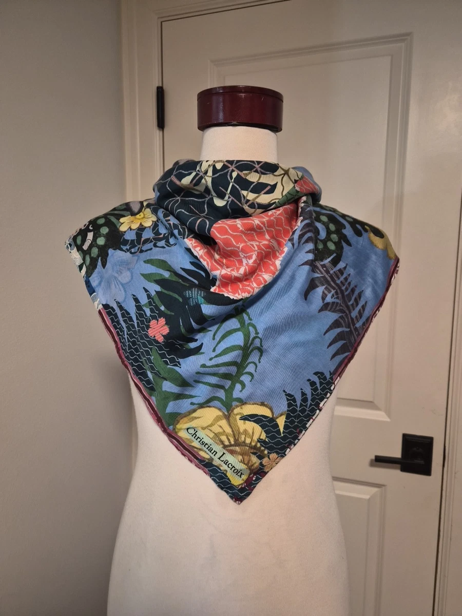 ◾CHRISTIAN LACROIX シルク　スカーフ　イタリー製　未使用 Women's Christian Lacroix for sale - eBay