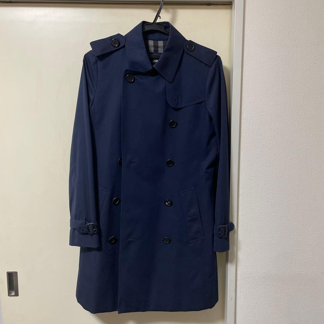 Burberry London Outerwear Trench Coat Navy Size 38 For Women thumbnail 11