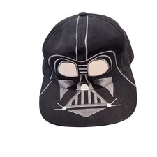 Disney Parks Star Wars Darth Vader Baseball Cap Hat Black Strapback Youth 54-58