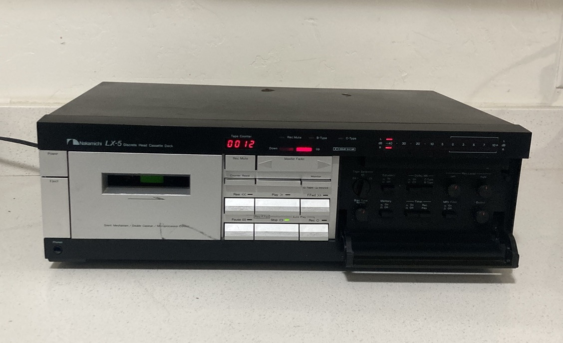 NAKAMICHI LX-5 Discrete head cassette deck pre-owned untested