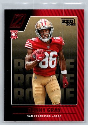 2022 Zenith #133 Danny Gray Red Zone San Francisco 49ers E60