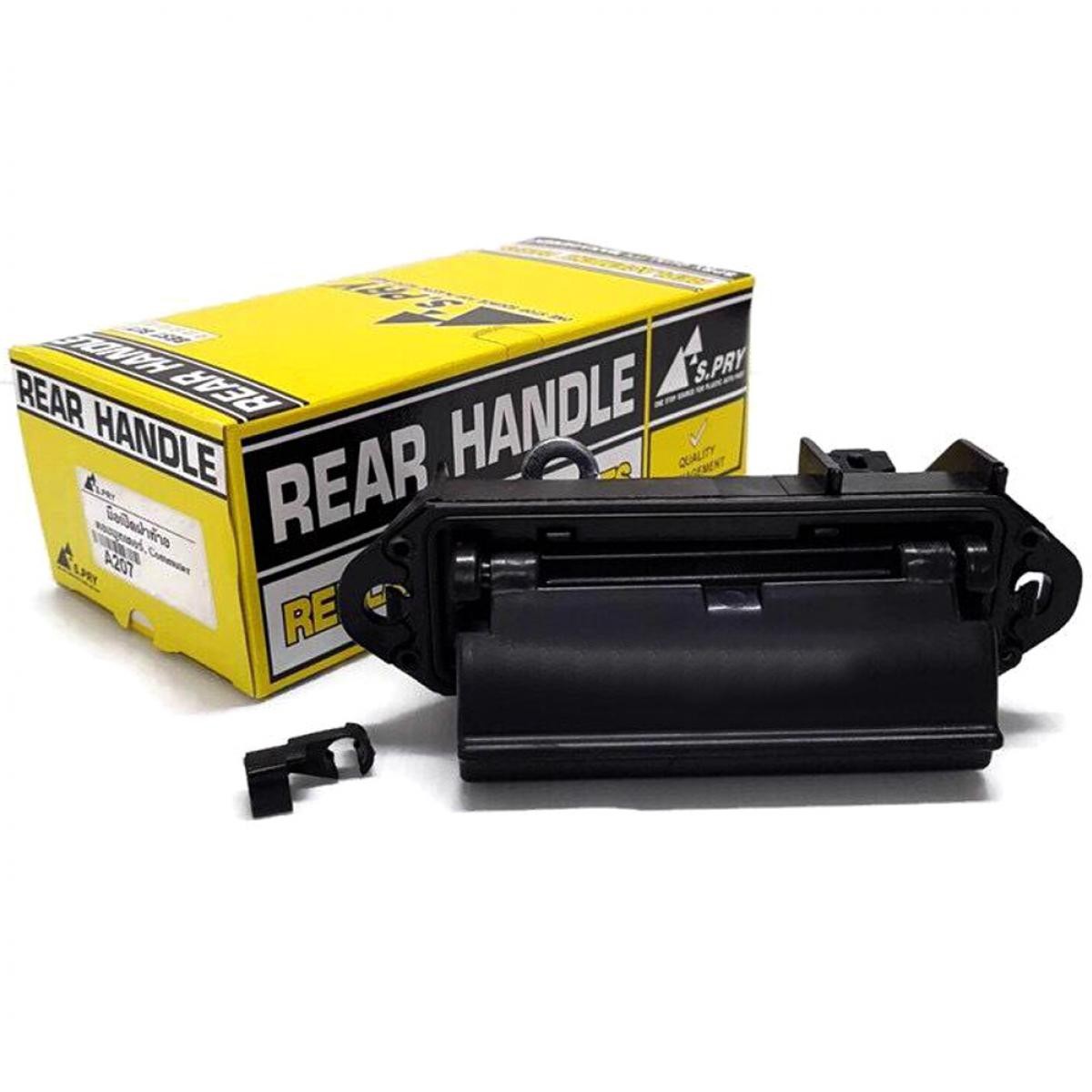 Black Rear Tailgate Outer Door Handle For 2005-18 Toyota Hiace