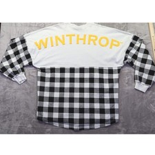 Winthrop University Eagles Spirit Jersey Thin Crew Neck Sweatshirt Size M