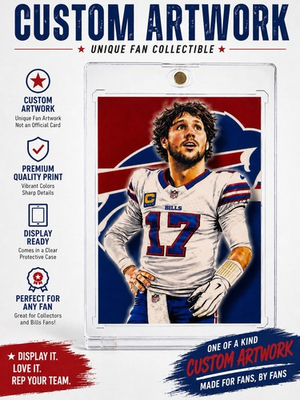 #ad #ad Custom Josh Allen Art Print Modern Sports Artwork $4.00