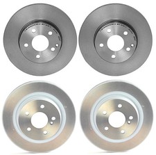 Brembo Front 295mm And Rear 300mm Coated Brake Disc Rotors Kit For Mb W204 C250