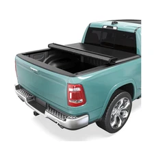 Soft Roll Up Truck Bed Tonneau Cover Fit for Dodge Ram 1500 2009-2024 (Classi...