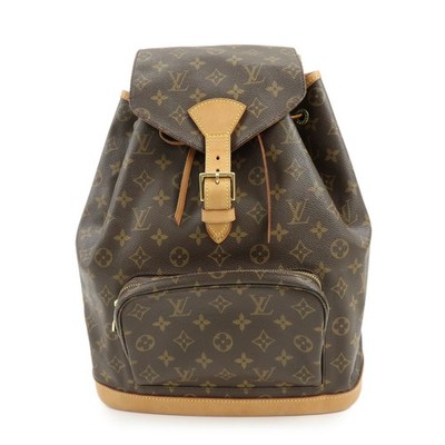Louis Vuitton Monogram Montsouris GM Backpack Brown M51135 Authentic Used F/S