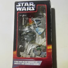 Kurt S. Adler Star Wars Mini Holiday Ornament Set 5-piece 2005 Lucasfilm
