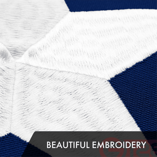 Confezione da 2: Bandiera Americana USA 15x25 Ft Serie ToughWeave Ricamata 600D - Foto 3 di 8