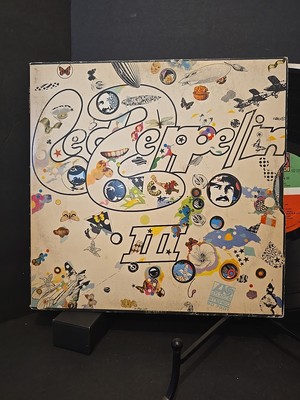 Led Zeppelin III 1974 LP SD 7201 Spin Wheel + Gatefold Vinyl