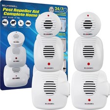 Ultrasonic Pest Repeller Plug In Kit 6 Units Covers Large Areas Silent Odorless