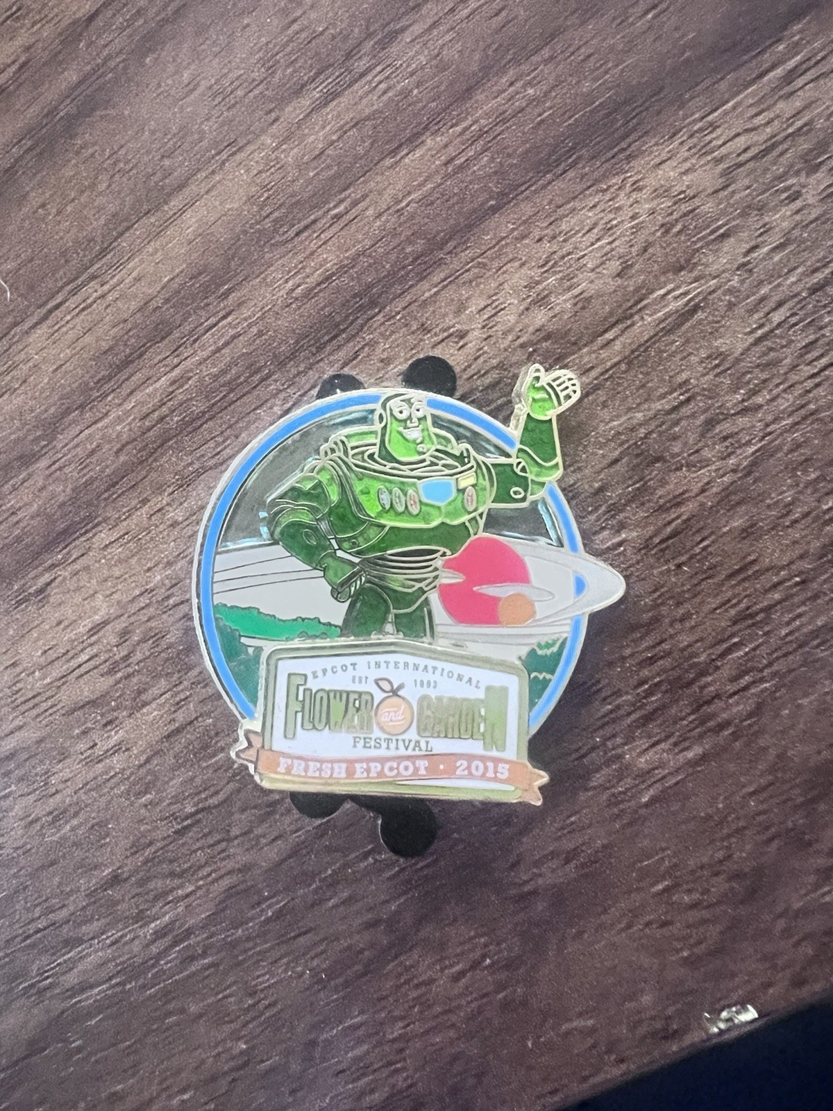 Disney EPCOT International Flower & Garden Festival 2015 Commemorative Pin