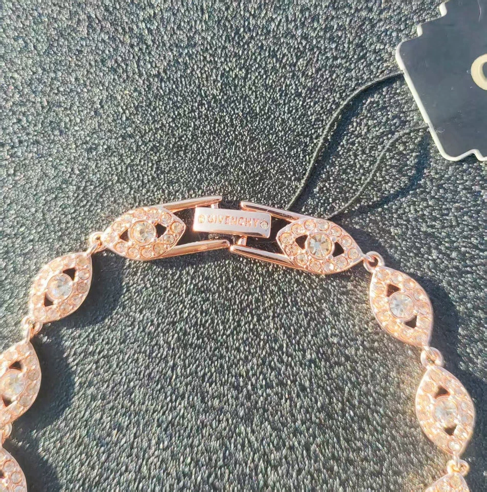 Pulsera Givenchy Cristal Flexible Oro Rosa Foto 3 de 4