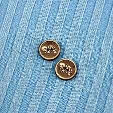 15mm Wooden Turtle Buttons For Baby Cardigans Knitting Sewing Crochet Multipack