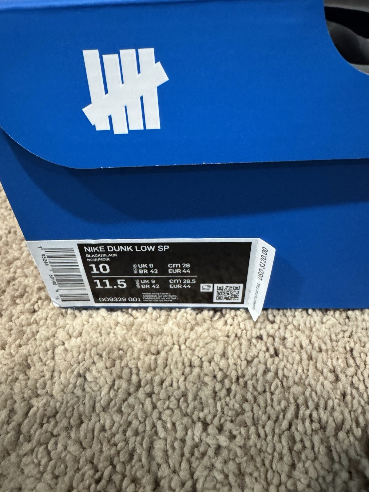 Nike Dunk Low x Undefeated Dunk vs AF1 2021 image 6