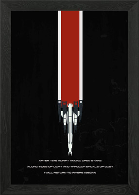 Mass Effect Game Gerahmtes Wandbild Poster Leinwanddruck Bild