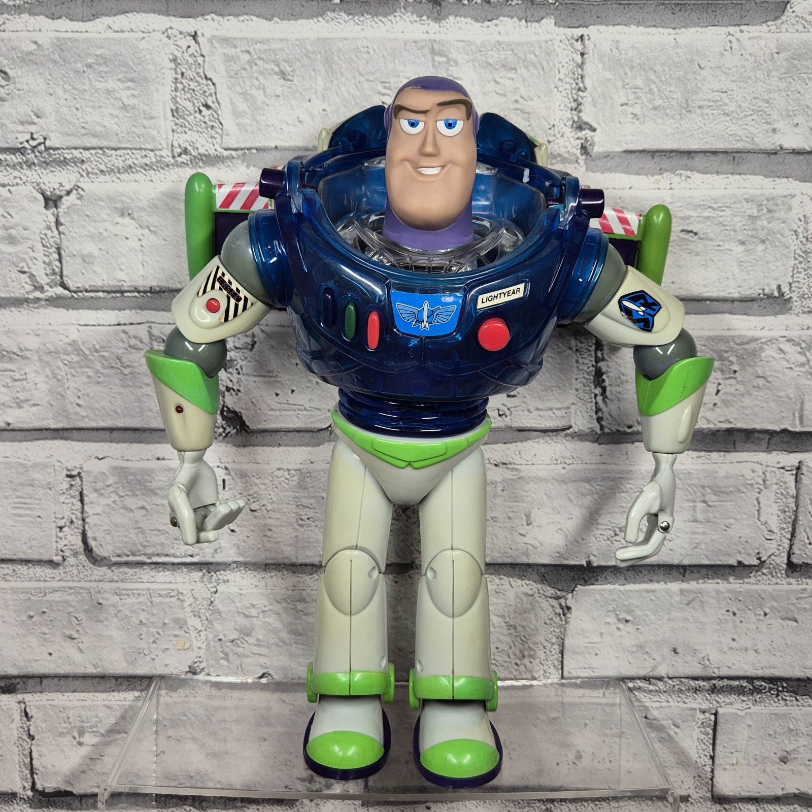 Interstellar Buzz Lightyear 12" Figure Thinkway Light Sound Disney DAMAGE READ!!