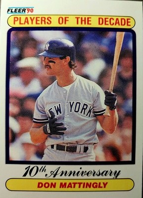 1990 Fleer Players of the Decade Don Mattingly #626 -12 Card Vintage Lot Yankees
