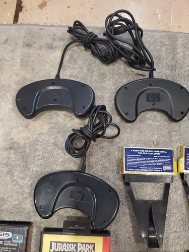 Sega Genesis Lote 6 Mandos 4 Juegos 4 Game Genie OEM SIN PROBAR - Imagen 15 de 20