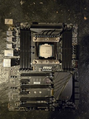 MSI X99S SLI Plus LGA 2011 Motherboard with Intel Core I7-5820K CPU